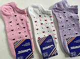 Шкарпетки жіночі укорочені стрейч 23-25р. (12 пар!) (Демісезонні) Варос, фото 4