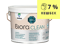 Краска антимикробная TEKNOS BIORA CLEAN интерьерная белая (база 1) 2,7л