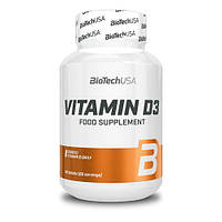 Витамины и минералы BioTech Vitamin D3, 60 таблеток EXP