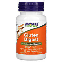 Пробиотики и пребиотики NOW Gluten Digest, 60 вегакапсул EXP