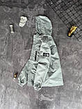 Чоловіча куртка вітровка The North Face M1830 світло-сіра, фото 11