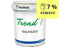 Краска акрилатная TEKNOS TREND 7 интерьерная транспарентная (база 3) 18л