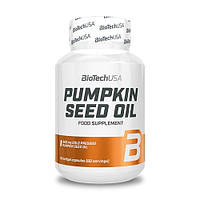 Натуральная добавка BioTech Pumpkin Seed Oil, 60 капсул EXP