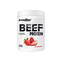 Протеин IronFlex Beef Protein, 500 грамм Клубника EXP