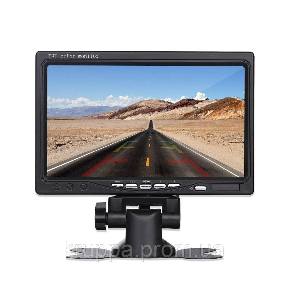 Автомобильный монитор (экран) для камеры заднего вида (поддерживает 2 камеры) TFT 7" (8321) kr - фото 1 - id-p2119035780