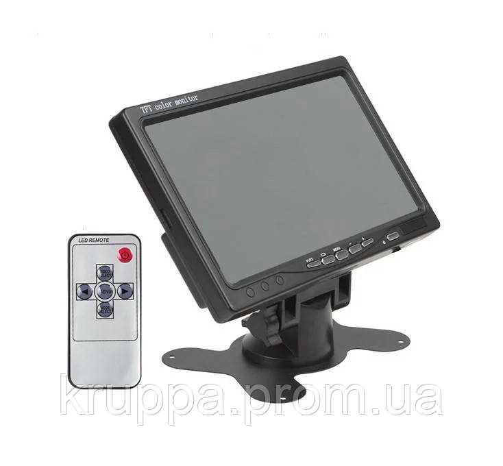 Автомобильный монитор (экран) для камеры заднего вида (поддерживает 2 камеры) TFT 7" (8321) kr - фото 4 - id-p2119035780