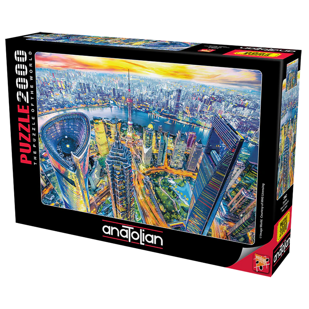 Пазл "Шанхай", 2000 елементів Anatolian (8698543139626)
