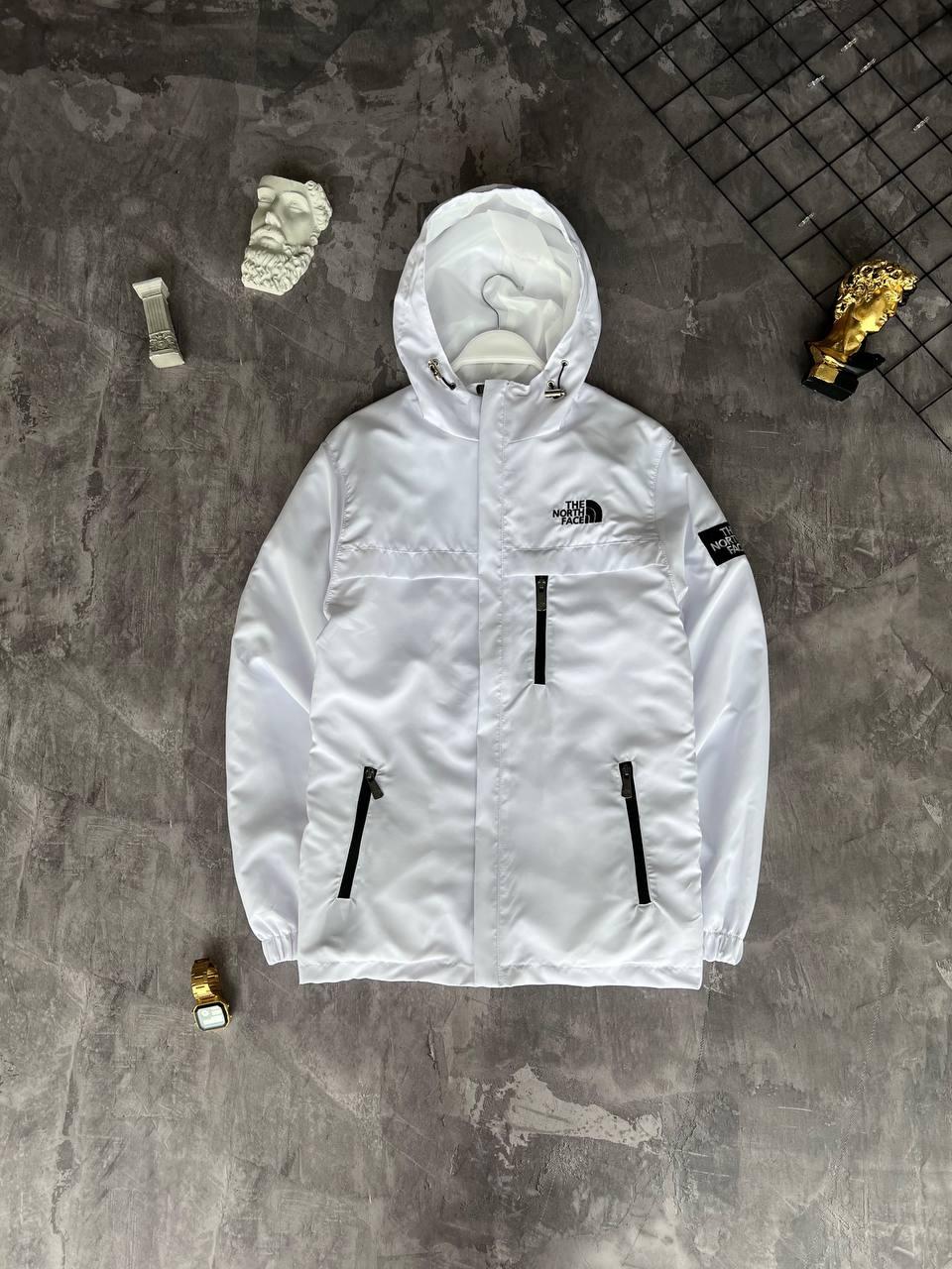 Чоловіча куртка вітровка The North Face M1828 біла XXL