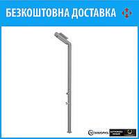 Уличный душ для бассейна Aquaviva Quick с LED подсветкой и мойкой для ног, алюминий Q825/9007-QL | Италия