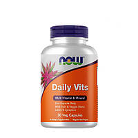Витамины и минералы NOW Daily Vits, 30 вегакапсул EXP