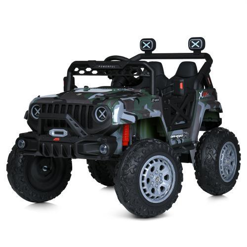 Дитячий електромобіль Джип M 4960EBLRS-18 (24V) камуфляж фарбування