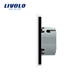 Сенсорна імпульсна кнопка 1 канал Livolo, фото 2