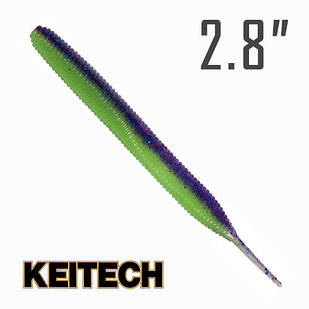 Sexy Impact 2.8" (75 мм) 12 шт. Силікон Keitech col. #06 violet lime berry