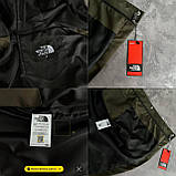 Чоловіча куртка вітровка The North Face M1825 хакі, фото 5