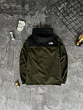 Чоловіча куртка вітровка The North Face M1825 хакі, фото 6