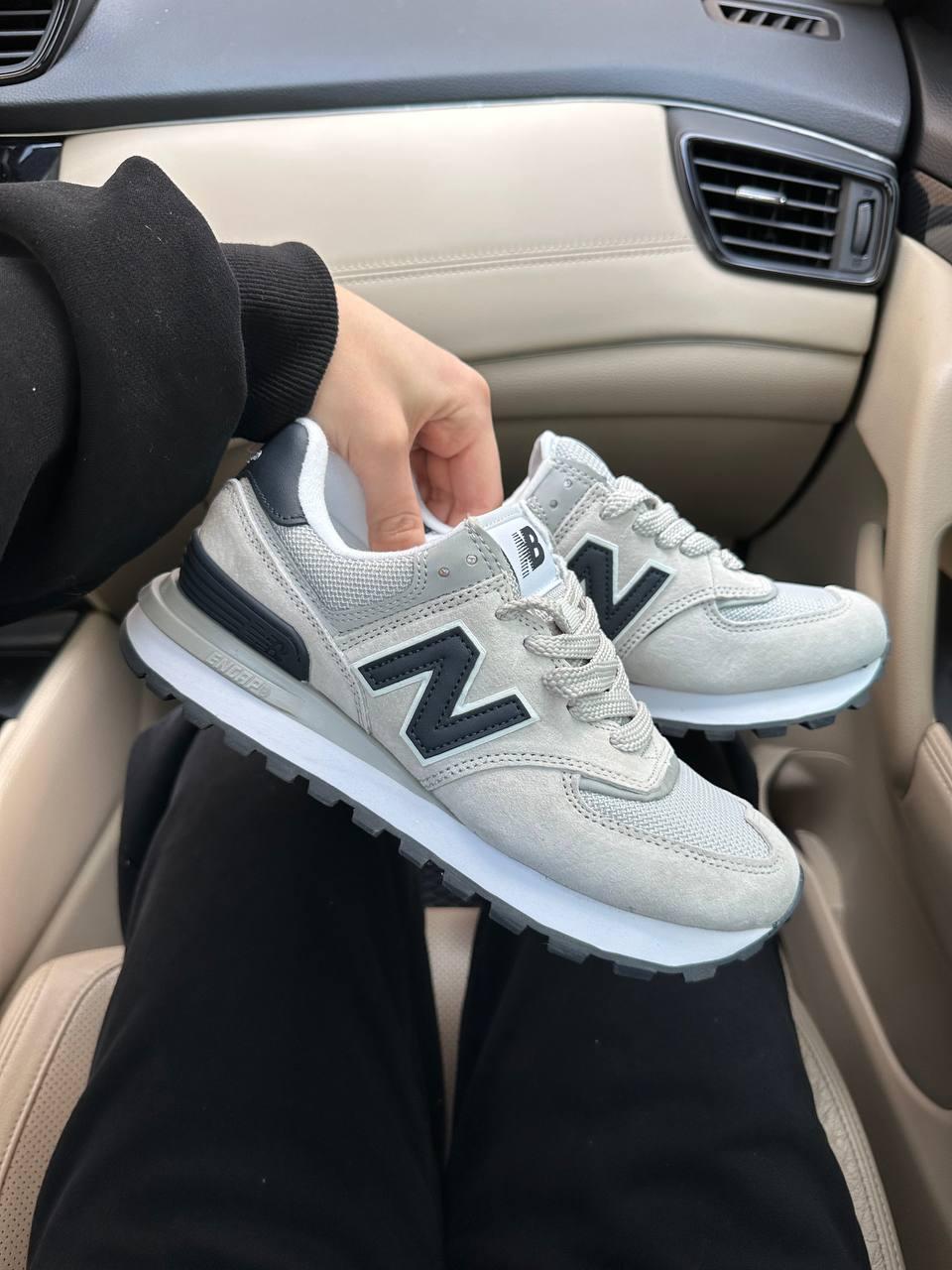 Кросівки чоловічі сірі New Balance 574 Legacy Grey Black (15726)