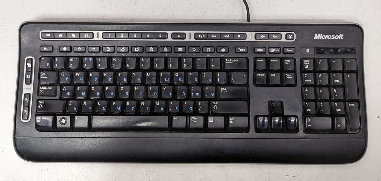Клавіатура мультимедійна Microsoft Digital Media 3000 USB, фото 1