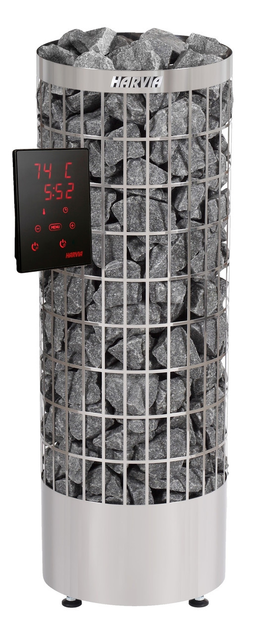 Електрокам'янка Harvia Cilindro PC70XW (WI-FI)  steel (виносний пульт у комплекті)