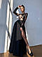 Вечірнє довге плаття в підлогу з верхом із мережива та спідницею з розрізом (р S, M) 66PL5563Е, фото 10