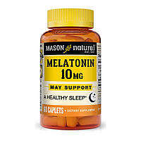 Натуральная добавка Mason Natural Melatonin 10 mg, 60 каплет EXP