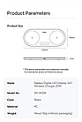 Бездротовий зарядний пристрій Baseus Digital LED Display 2in1 20W, фото 5
