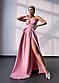 Довге плаття вечірнє максі з декольте на бретелях і розкльошеною спідницею (р. S, M) 66PL5564Е, фото 5