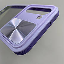 Чохол для Samsung Galaxy S23 Plus прозорий чохол із шторкою для камери на самсунг с23 плюс бузковий t5v, фото 6