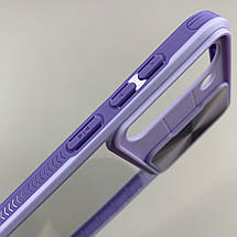 Чохол для Samsung Galaxy S23 Plus прозорий чохол із шторкою для камери на самсунг с23 плюс бузковий t5v, фото 4