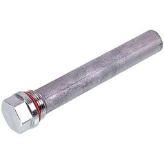 Анод магнієвий D=21mm L=130mm, резьба 3/4'' для газового котла Baxi/Westen 5679910