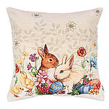 Декоративна Великодня наволочка на подушку 45х45 см. одностороння, фото 2