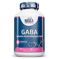 Аминокислота Haya Labs Gaba 500 mg, 100 капсул EXP