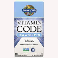 Витамины и минералы Garden of Life Vitamin Code 50 & Wiser Men, 240 вегакапсул EXP