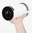 Світлодіодний проектор PocektScreen HY300 PRO білий, фото 4