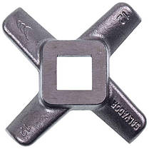 Ніж для м'ясорубки Lame Italia CF12CARBO D=62mm s=12mm Отвір=12x12mm Enterprise 12, фото 5