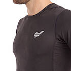 Спортивна футболка чоловіча з коротким рукавом Jason 027 розмір M (165-170 см) Black, фото 3