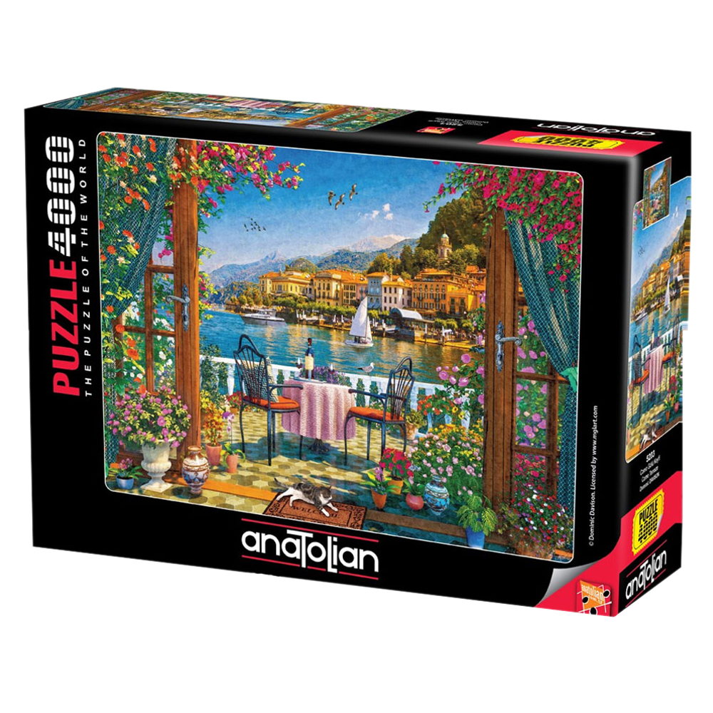 Пазл "Озеро Комо", 4000 елементів Anatolian (8698543152038)
