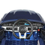 Електромобіль джип дитячий Mercedes-Benz M 4781EBLRS-4, автопофарбування синій, фото 3