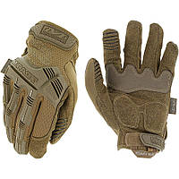 Перчатки тактические Mechanix "M-Pact® Coyote Gloves" штурмовые военные сенсорные с костяшками перчатки койот