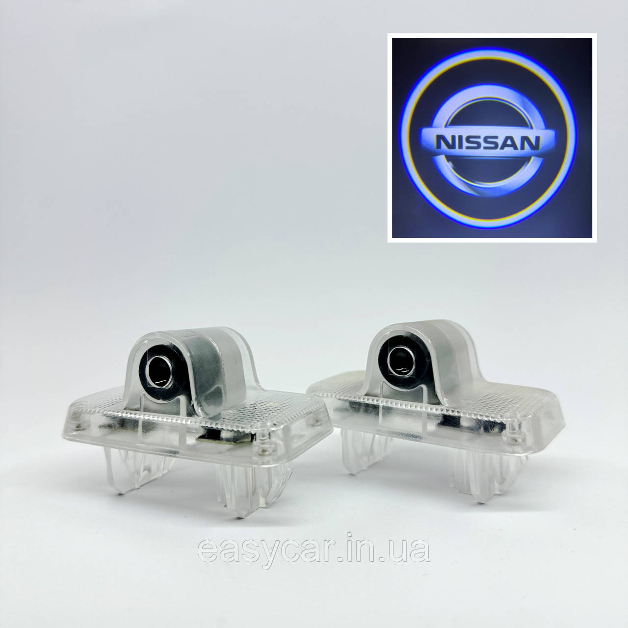 Логотип підсвітка дверей Нісан Lazer door logo light NISSAN