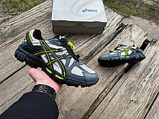 Чоловічі кросівки Asics Gel-Kahana 8 Grey Lime сірі, фото 3