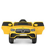 Електромобіль джип дитячий Mercedes-Benz M 4781EBLRS-6, автопофарбування жовтий, фото 2