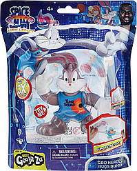 Goo Jit Zu Bugs Bunny​​​​​​​ Space Jam Стретч-тягучка ігрова фігурка Гуджитсу кролик Багз Бані із фільму Космічний джем