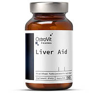 Натуральная добавка OstroVit Pharma Liver Aid, 90 капсул EXP