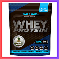 Спортивное питание Сывороточный протеин Whey Protein 80% 920 грамм, Ананас-кокос