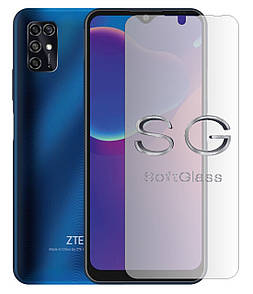 М'яке скло для ZTE Blade V2020 SMART на екран поліуретанове SoftGlass