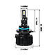 Світлодіодні лампи HB3/4 SMG9005/9006 для авто Carlamp Smart Vision Gen2 Led автолампи 8000 Lm 6500 K (SMGHB3/4), фото 3