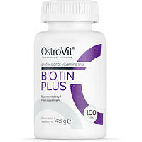 Витамины и минералы OstroVit Biotin Plus, 100 таблеток EXP