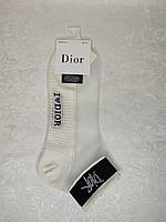 Носки женские Dior (36-41) сетка короткие