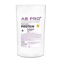 Протеин AB Pro Protein Complex + Collagen, 1 кг Банан-абрикос EXP