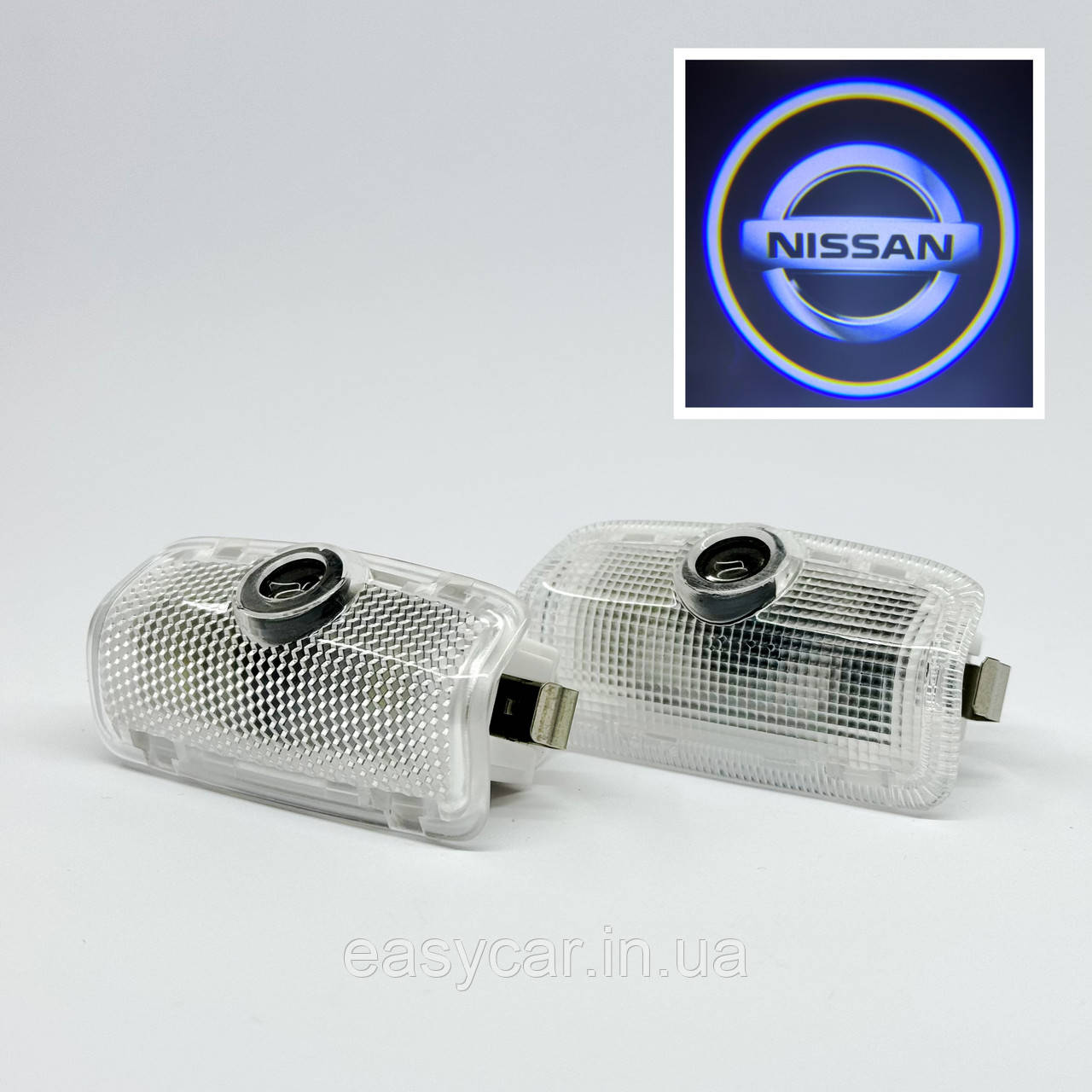 Логотип підсвітка дверей Нісан Lazer door logo light NISSAN